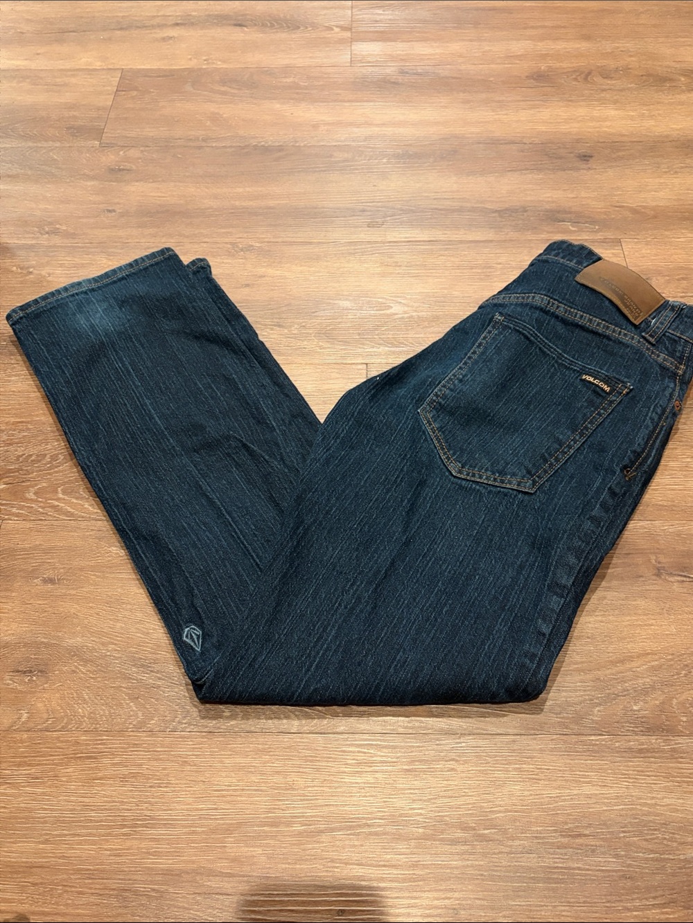 Volcom solver modern straight Dark Blue Jeans size 29 x 31